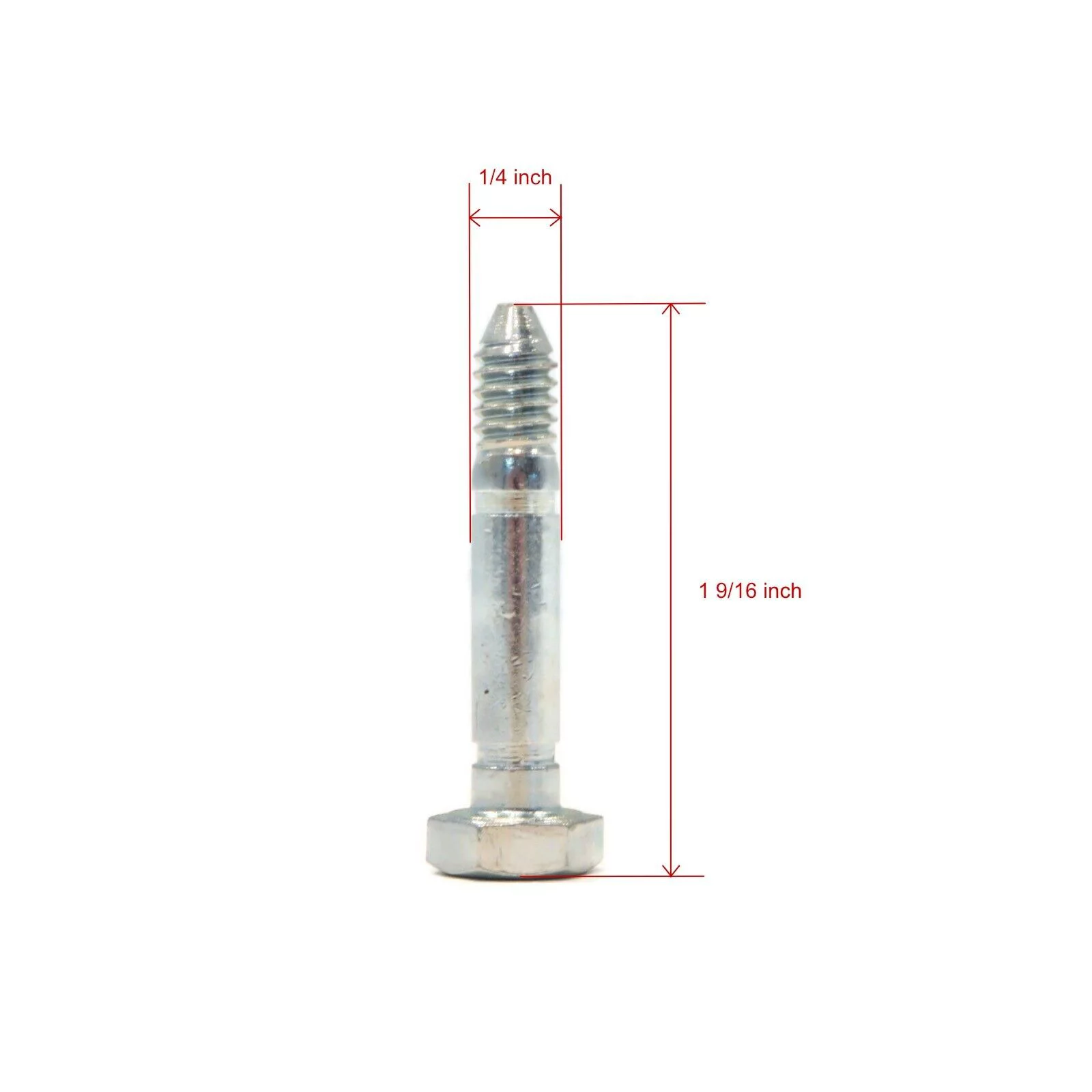 The ROP Shop | (Pack of 5) Shear Pin Bolt & Nut for Ariens - Gravely 53200500 Snow Blower