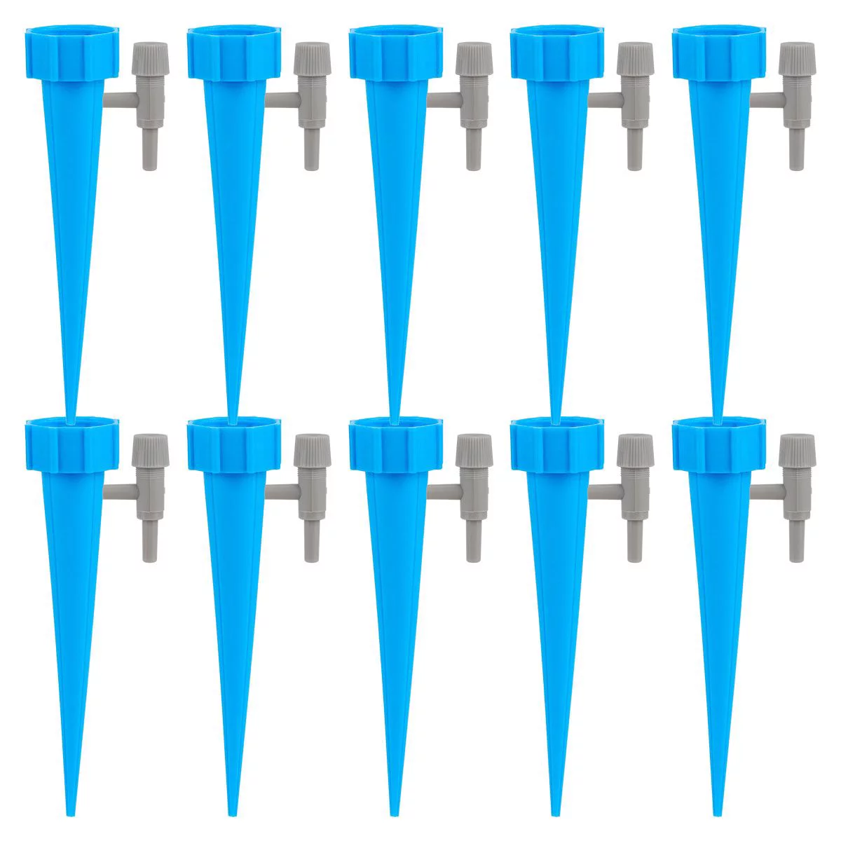 Gustave 20Pcs Self Watering Planter Insert, Plant Self Watering Spikes Auto Drippers Irrigation Devices with Slow Release Control Valve Switch 