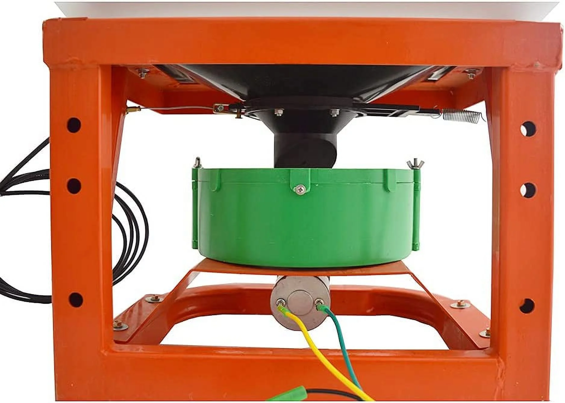 PreAsion 12-Volt ATV Broadcast Spreader Tractor Front Electric Fertilizer Spreader Machine