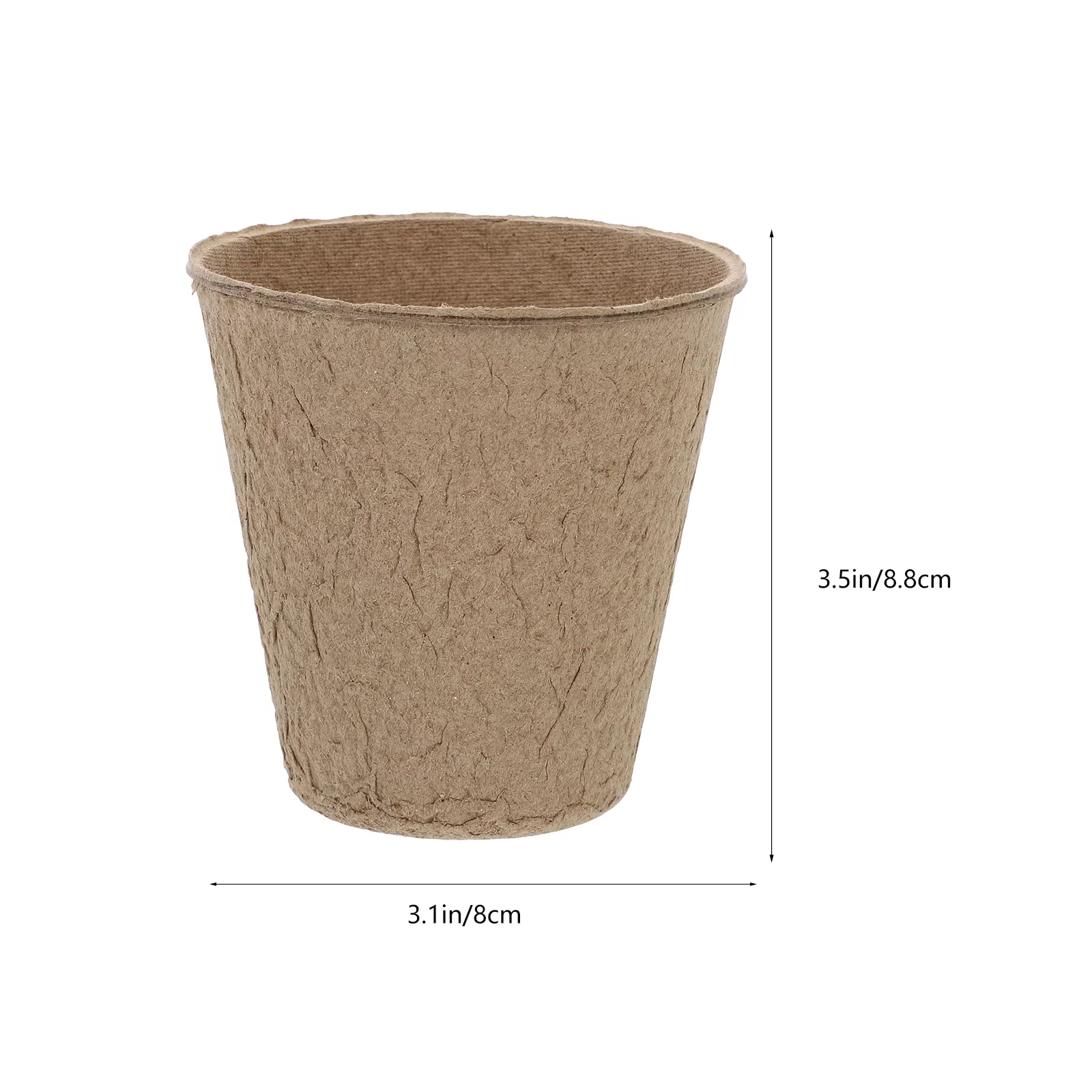 10pcs Planting Starter Paper Pots Biodegradable Flowerpots Garden Flower Pots