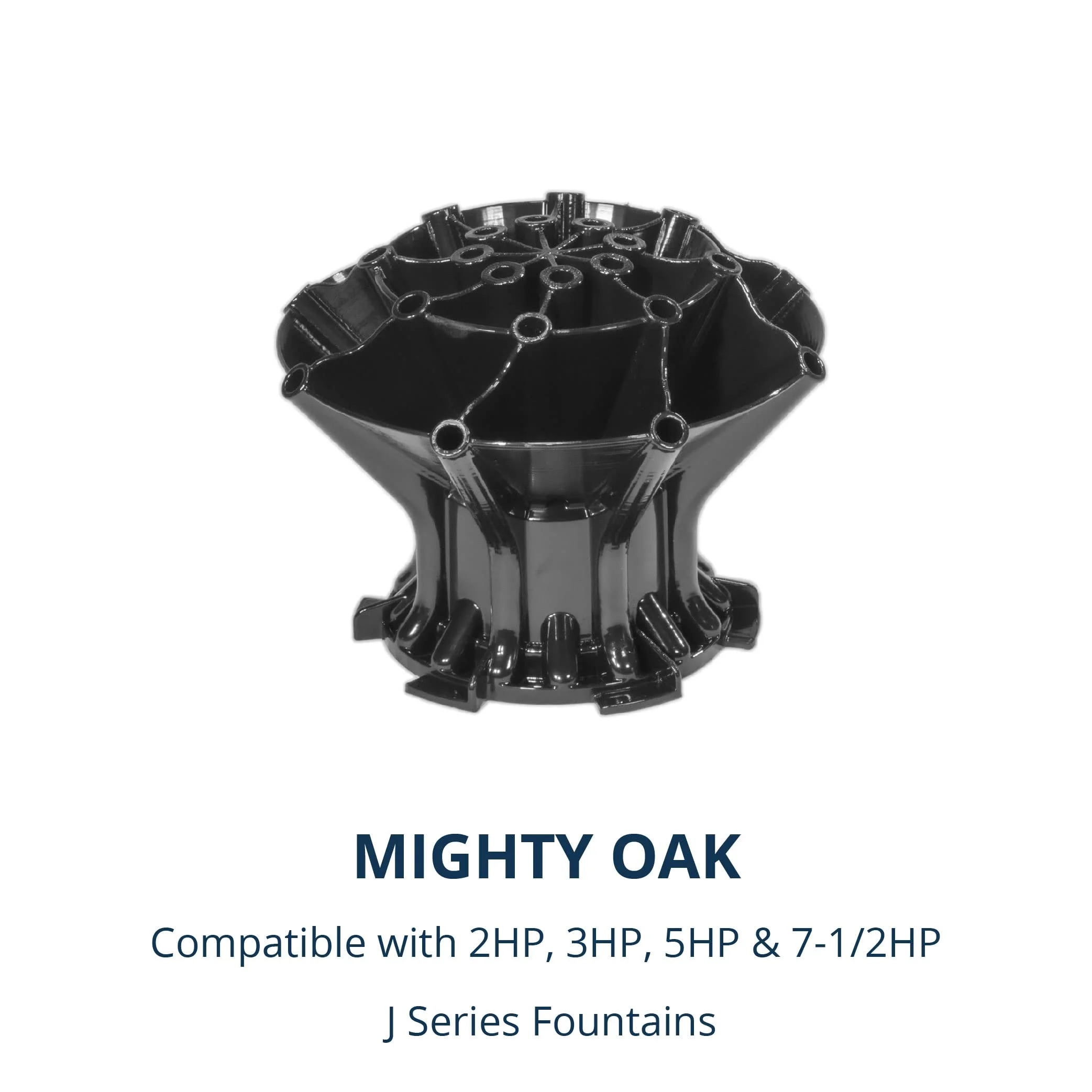 Kasco J Series 2 HP, 3 HP, 5 HP & 7-1/2 HP Mighty Oak Premium Fountain Nozzles Only (Fountain not Included)