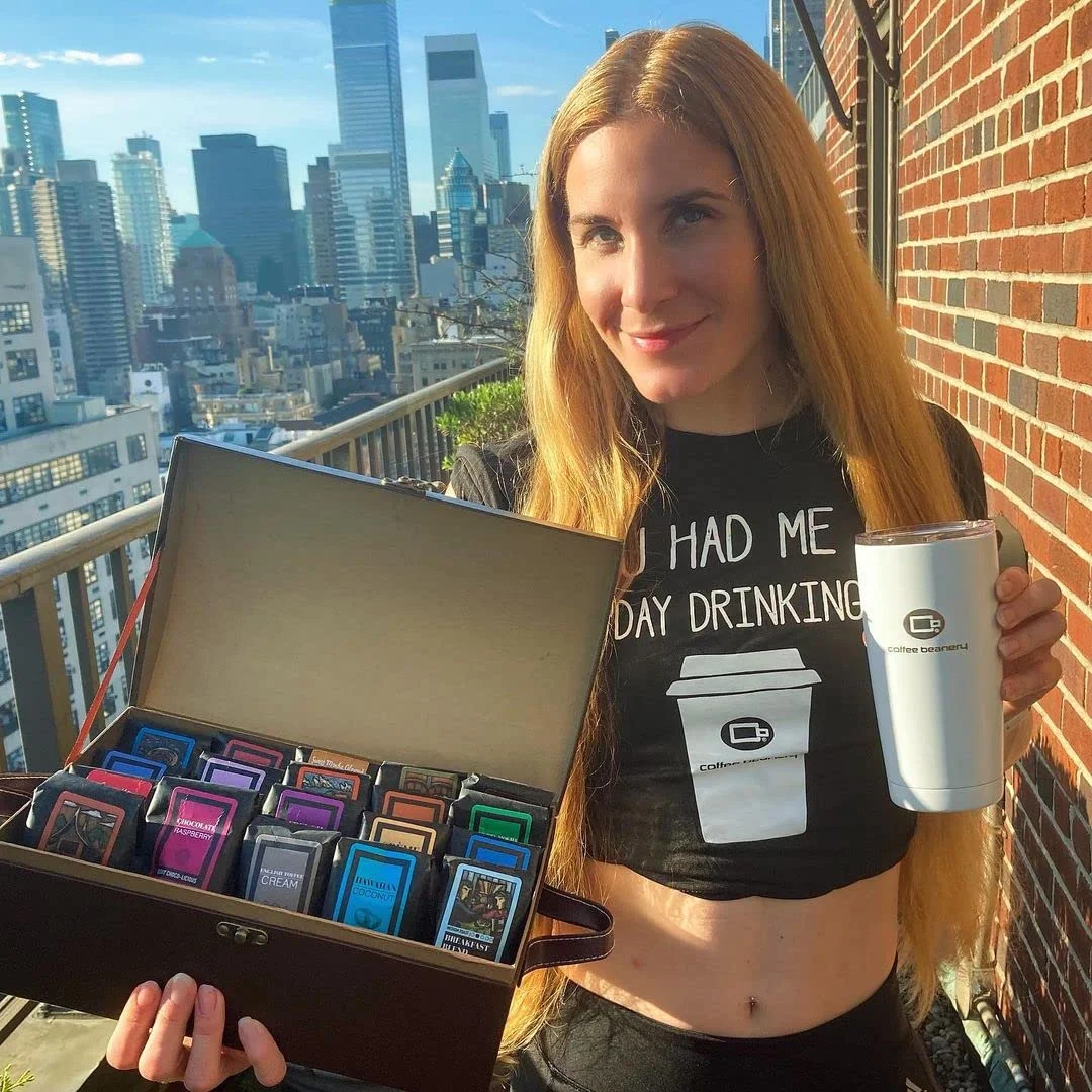 Coffee Trunk Of Samplers | 20 Ground Samples | Light-Medium Roast | Coffee Gift Basket |