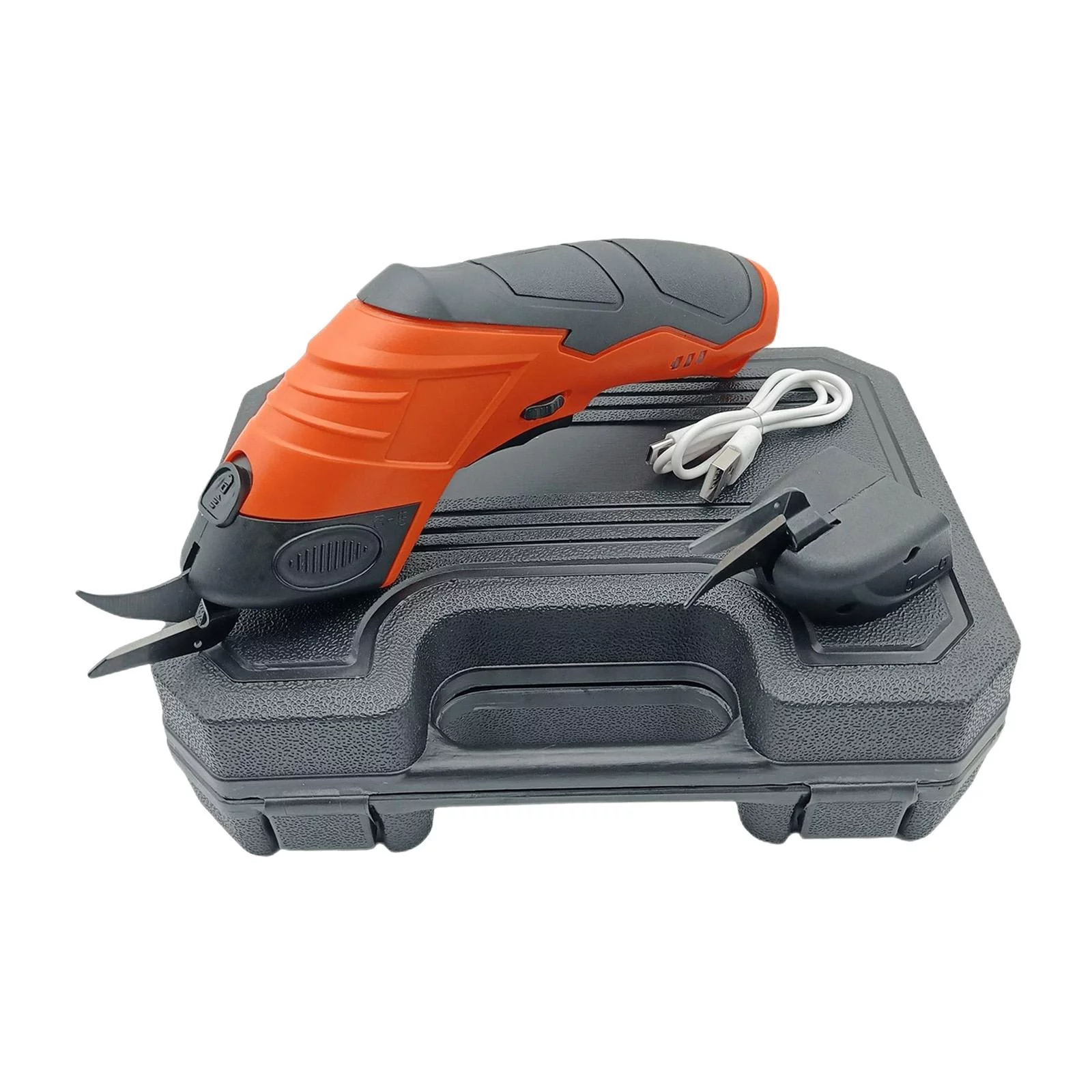 Electric Scissors Electric Fabric Scissors Cordless Professional Heavy Duty Box Cutter Cutting Tool for Crafting Carpet Sewing Scrapbooking Box 2 Blade