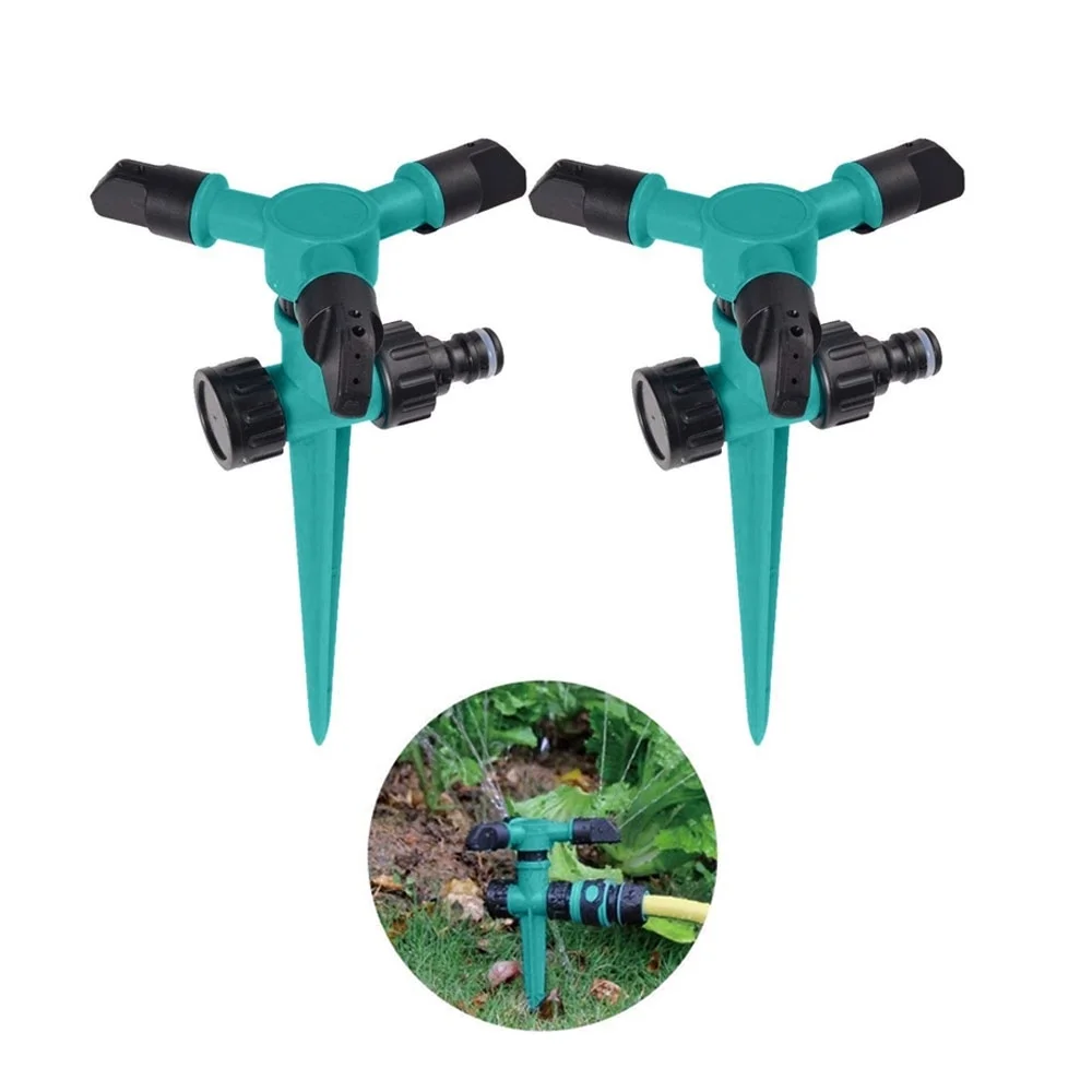 360 Degree Automatic Rotating Garden Water Sprinkler Sprayer Lawn Watering System Garden Sprinklers Irrigation Nozzle