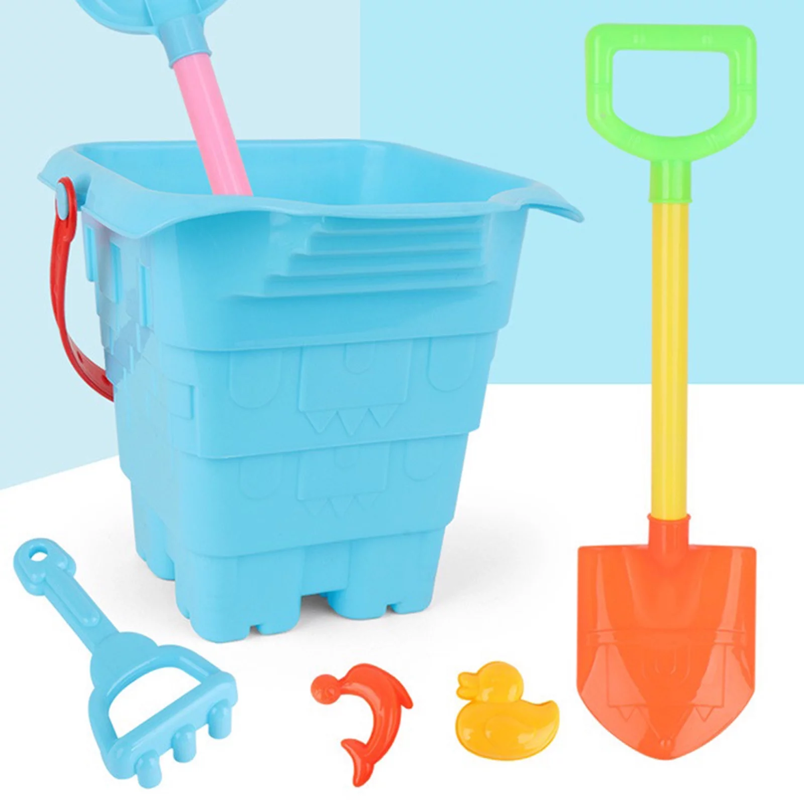 KEVCHE Beach Children's Toy Castle Bucket Shovel Spade Tool Toy