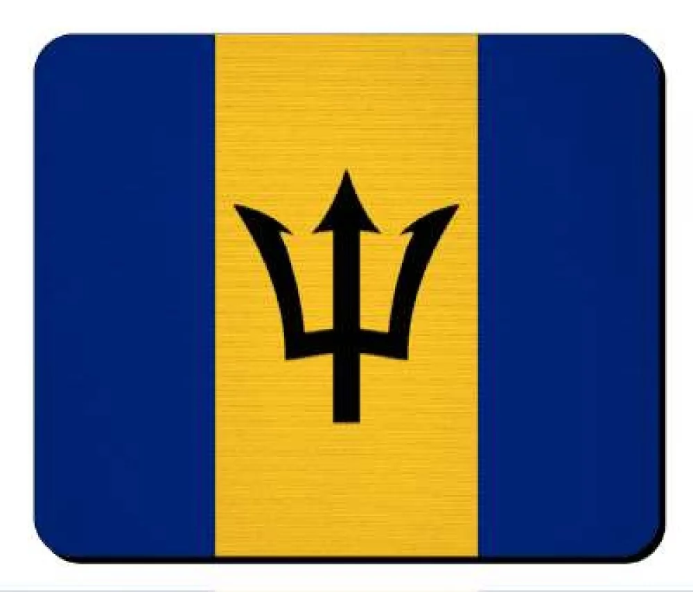 1 Pack - National Flag Of Barbados - Mousepad