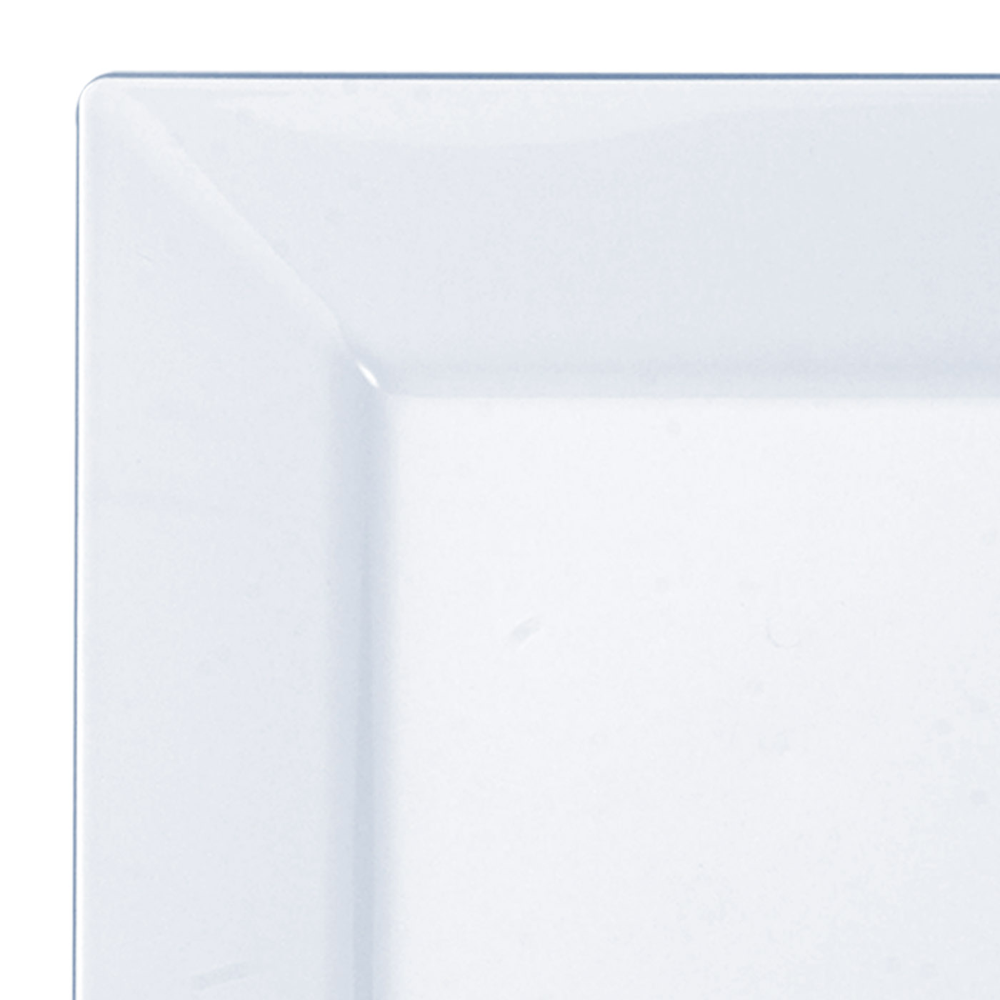 Disposable Plastic Party Dinnerware Set Large Square (60-Person Package)