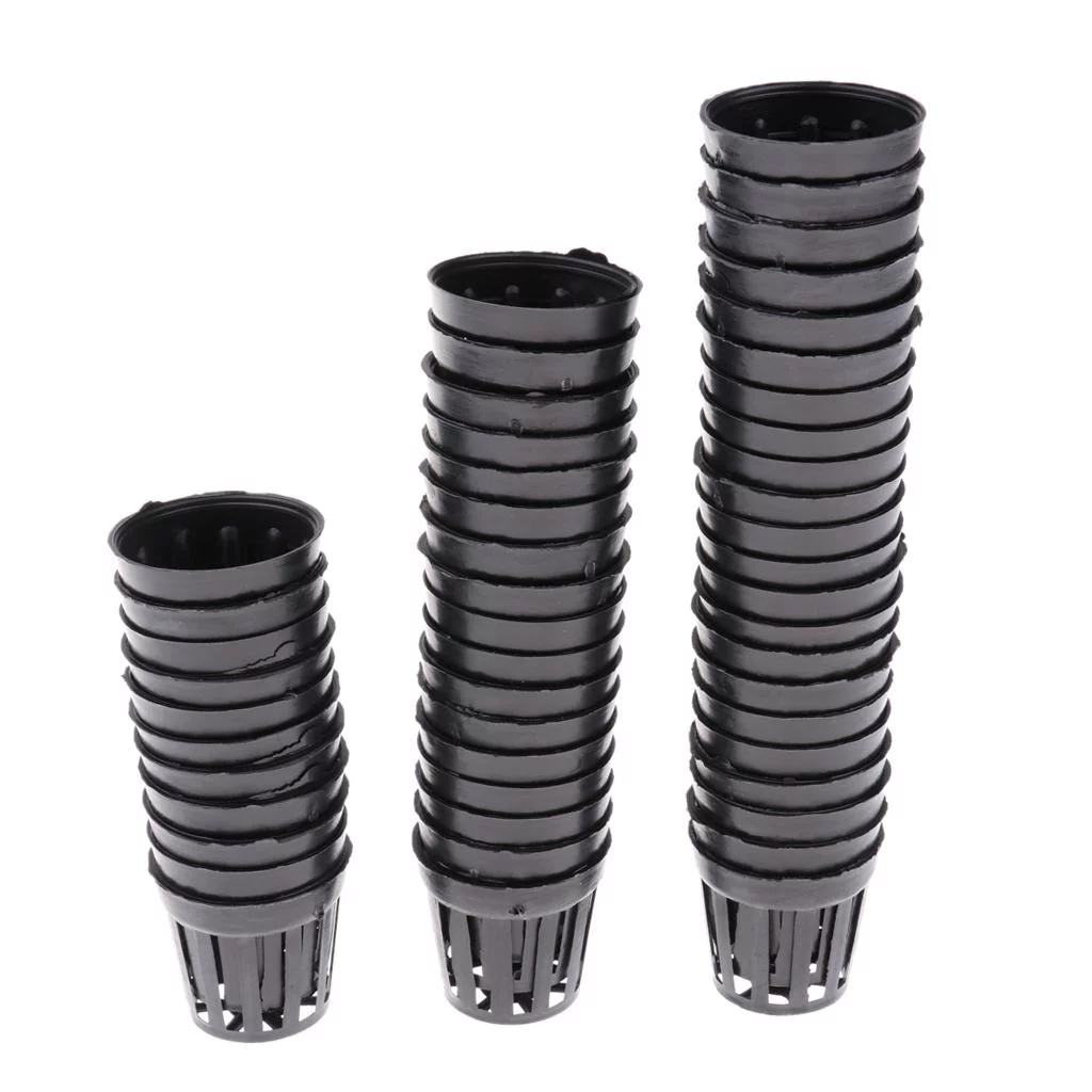 100pcs Pot Baskets Aquarium Aquatic Water Plant Grass Cultivate S