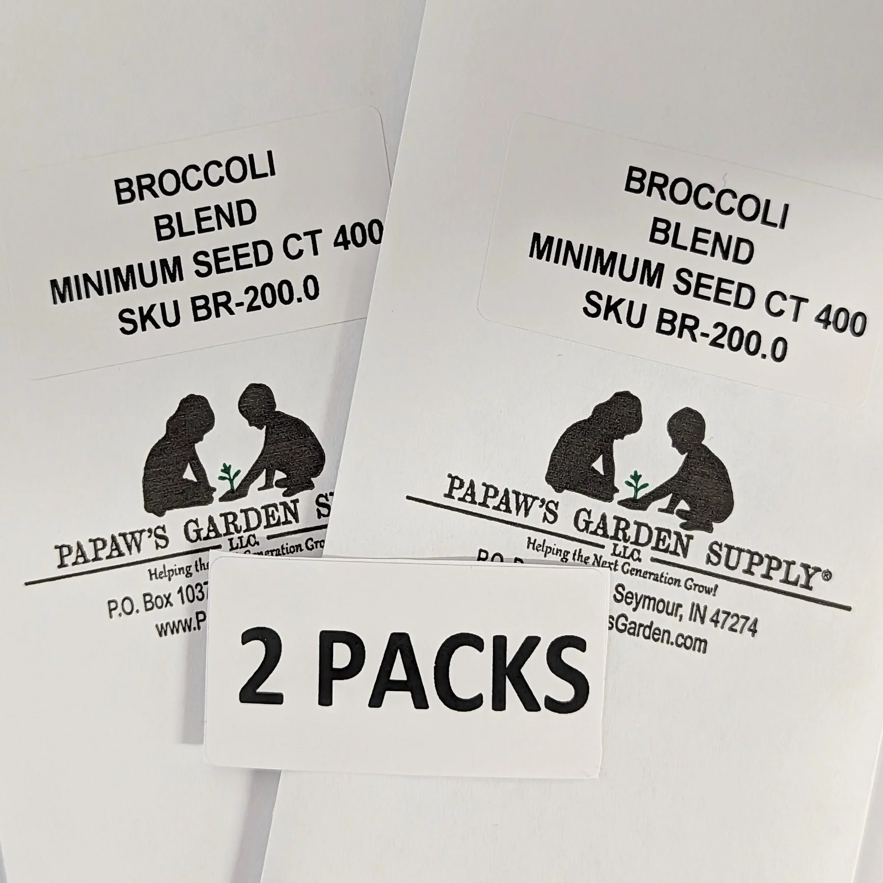 PAPAW'S GARDEN SUPPLY LLC. HELPING THE NEXT GENERATION GROW! Broccoli Bargain Blend 400 Seeds