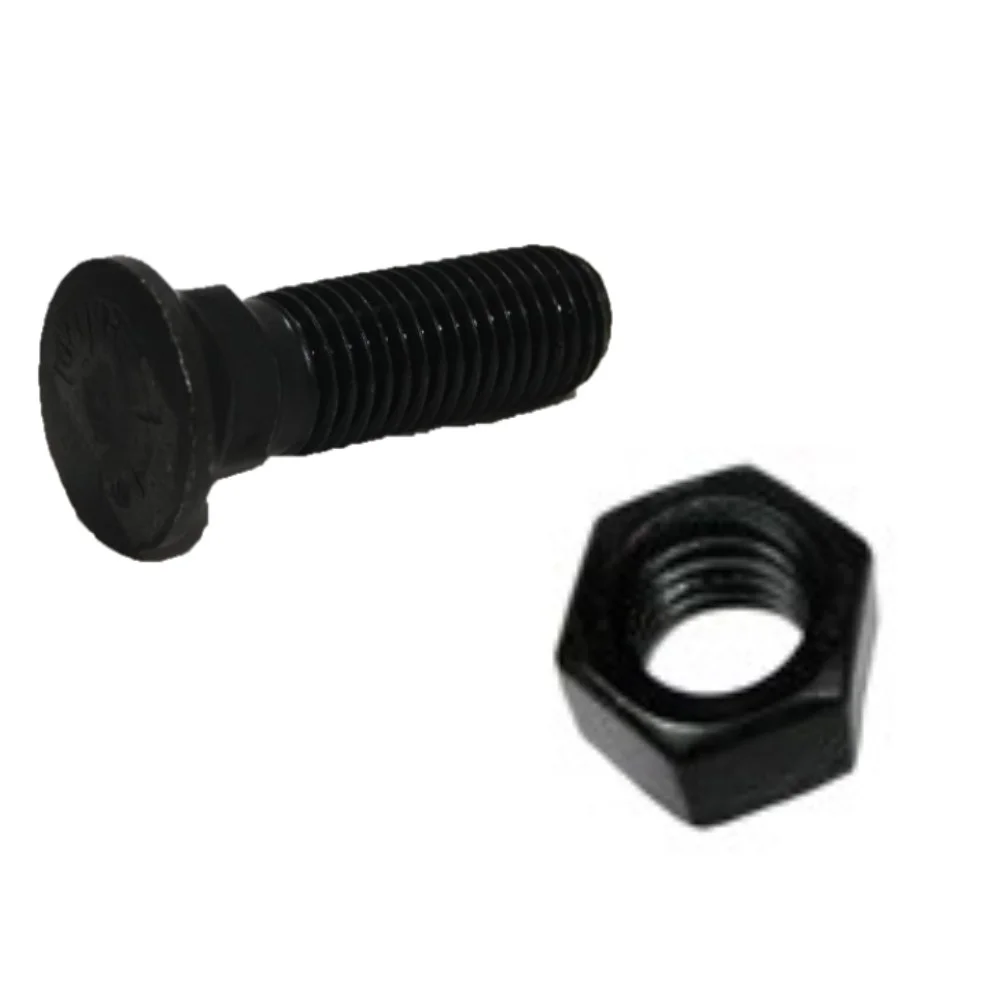 RAParts Plow Bolt and Nut fits Blades / Cutting Edges 5/8-11x2 1/4 Grade 8 Dome Head