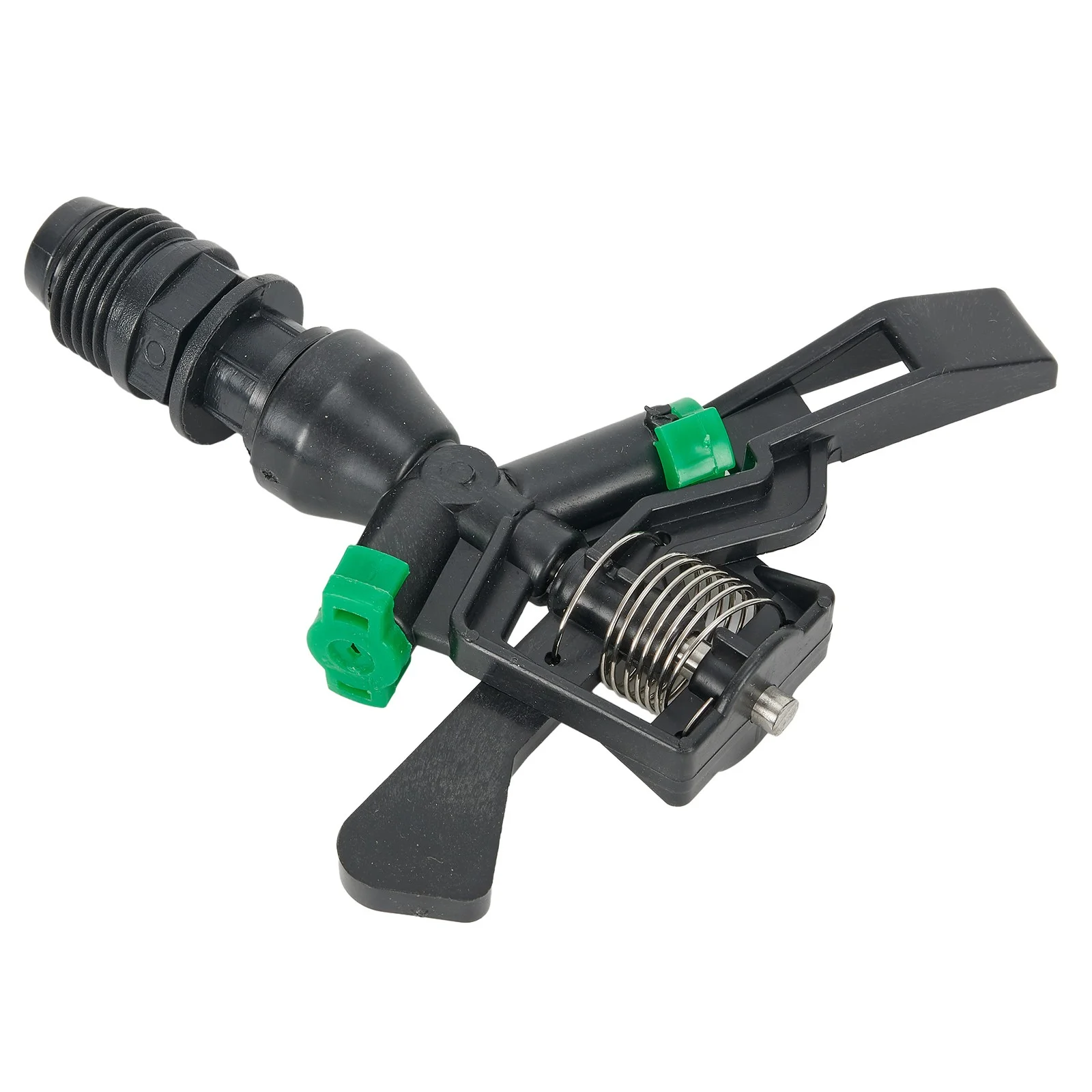 4x 1/2 Inch Plastic Impact Sprinkler 360° Rotation Head & Nozzle Lawn Irrigation