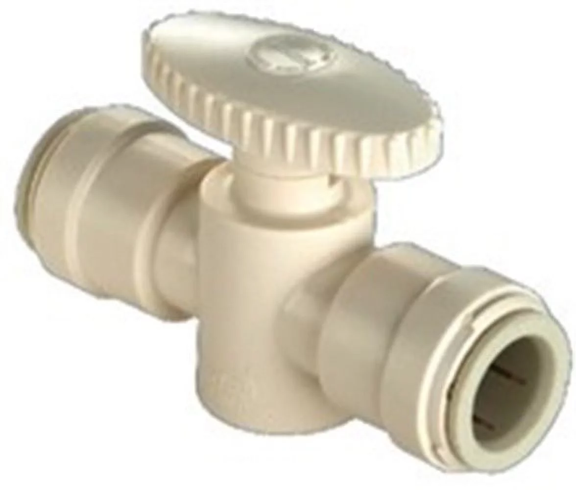 WATTS 3539-14/P-866 Stop Valve, 3/4 in Connection, Sweat, 250 psi Pressure, Plastic Body
