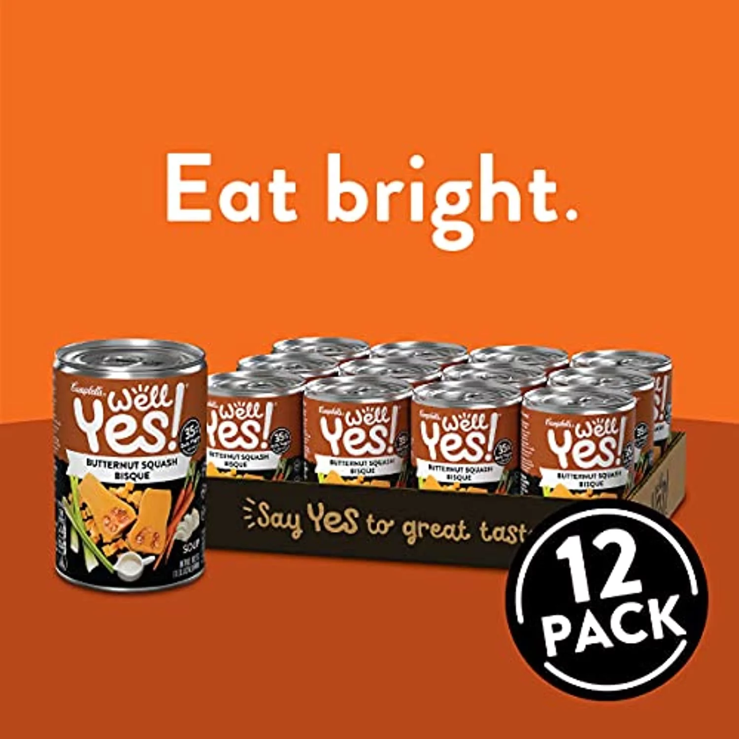 Well Yes! Butternut Squash Bisque, 16.2 Ounce Can (Pack Of 12)