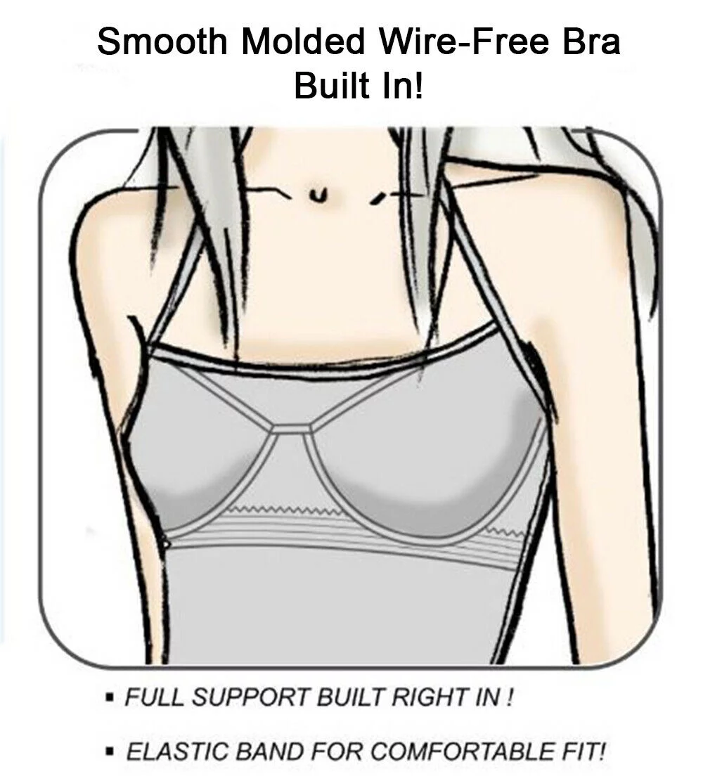 Alessandra B Wire-Free Molded Cup Y Strap Camisole