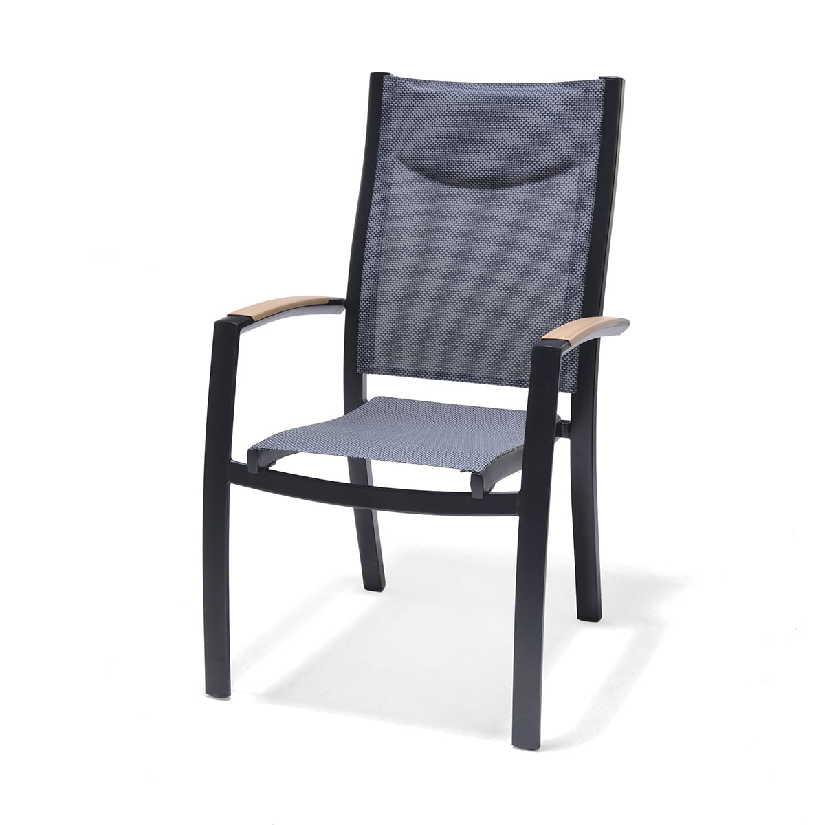 Amazonia Saint Denis 2-Piece Maintenance-Free Aluminum Patio Dining Chair Set