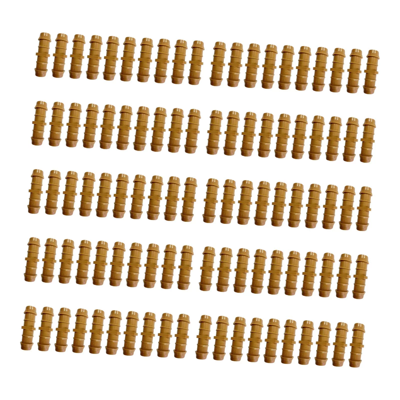 100Pcs Garden Irrigation Pipe Connector 17mm Drip System DIY Drip Irrigation
