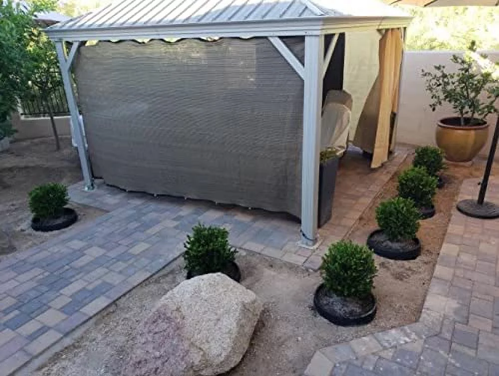 6 Pack of 16in Planting Rings. Landscape & Garden Protective, Round, Edging. Water Retention to Irrigate Shrubs, Roses, Flowers, Vegetables. Separate Rock, Mulch, Grass. Made in USA