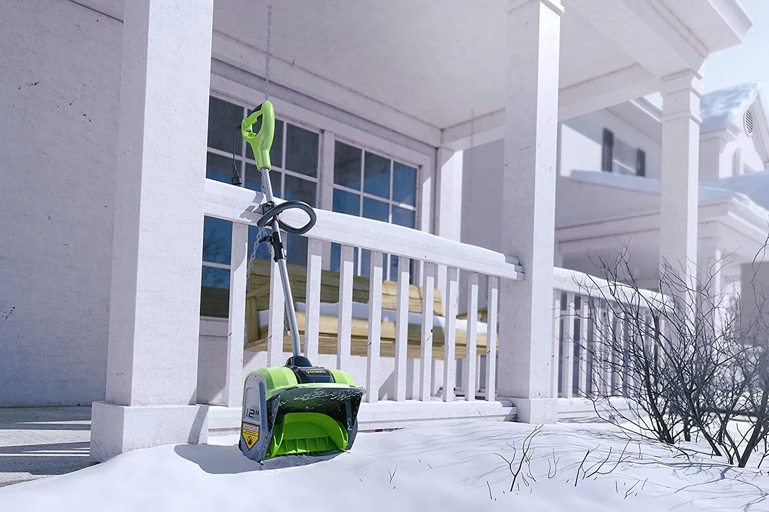 Greenworks 8 Amp 12 inch Electric Snow Shovel