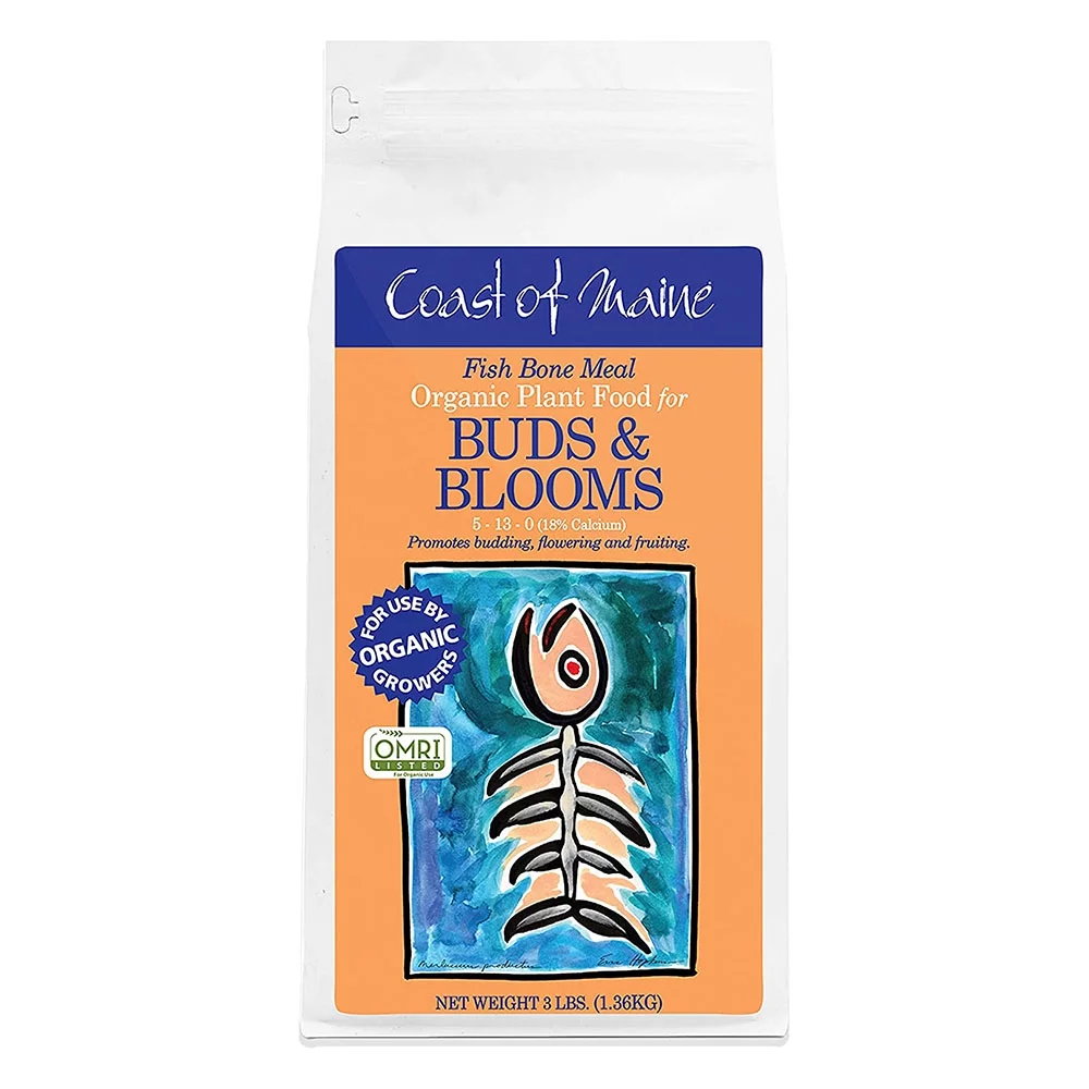 Coast of Maine Fish Bone Meal Pack Organic Potting Soil, 3 LB Bag (6 Pack)