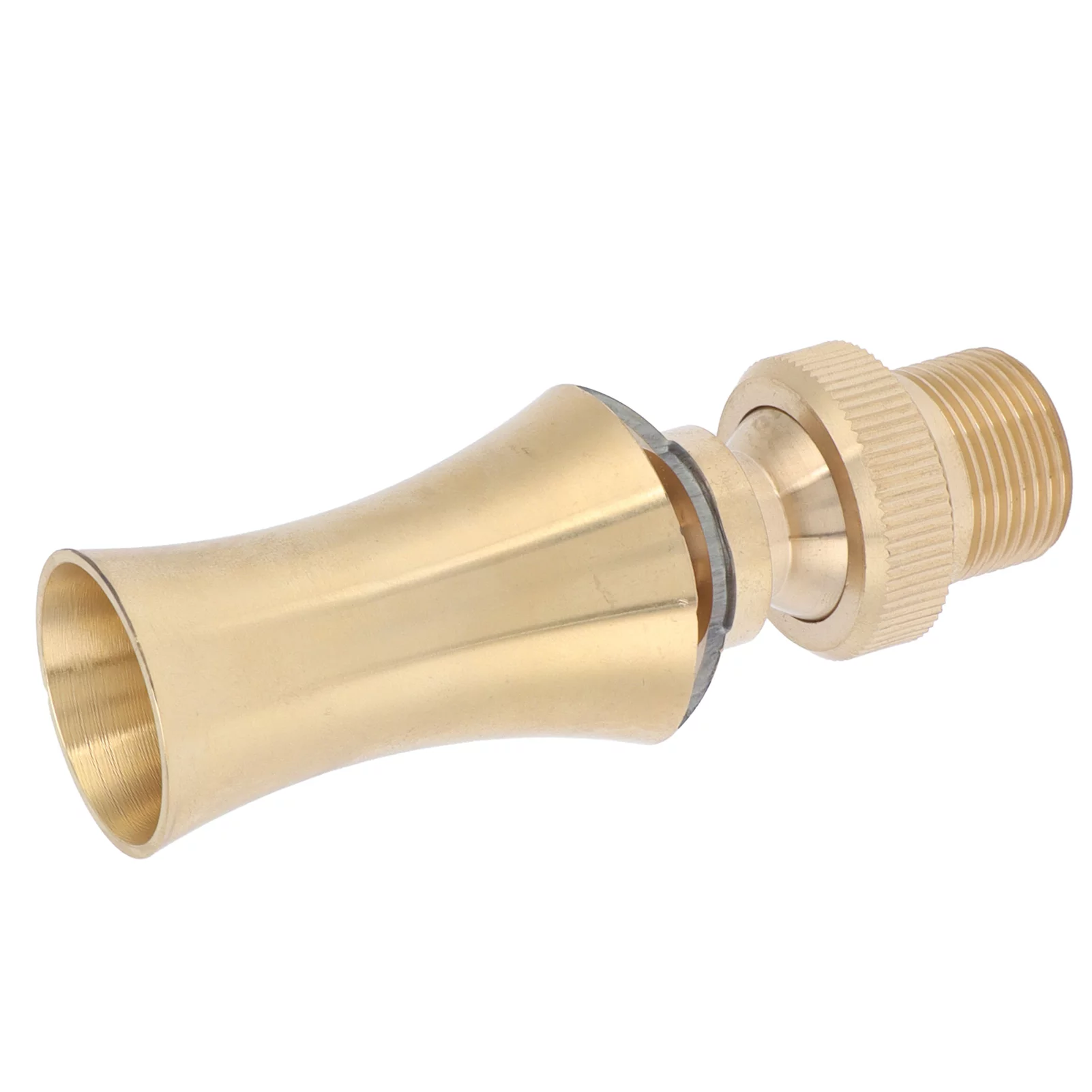 Verdant Touch Pond Sprinkler Brass Ice Tower Cedar Water Fountain Nozzle, Adjustable Pond Sprinkler, G1/2 Female Thread, G3/4 Male Thread, 25mm