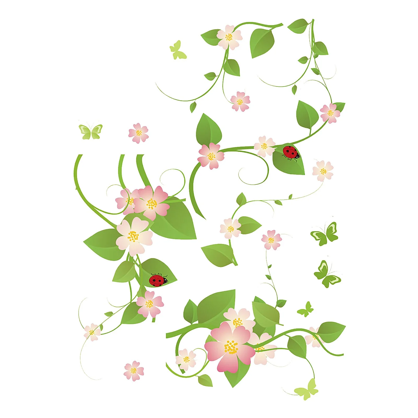 SIfdSeng Rattan Flower Removable Wall Decor Decal Sticker/Flower Rattan Father's Day Gifts From Daughter and Son in Law 4th of July Decorations Outdoor Father’S Day Gifts