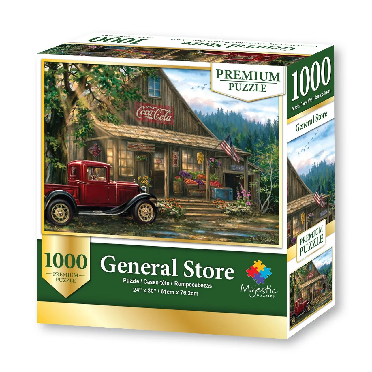 Springbok Majestic 1000 Piece Wooden Jigsaw Puzzle Country General Store