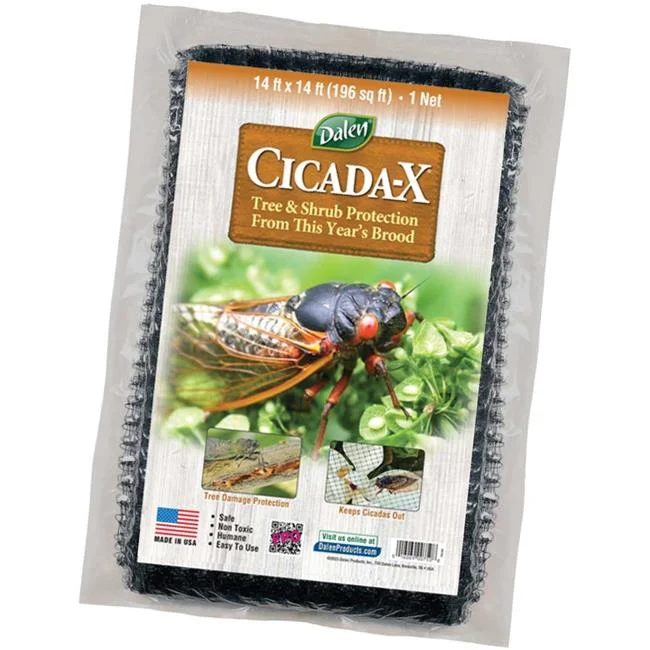 Dalen Cicada-X Tree & Shrub Protective Netting – Protect your garden and crops from predators and cicadas – Heavy Duty – UV Resistant – Easy DIY Installation – 3/8
