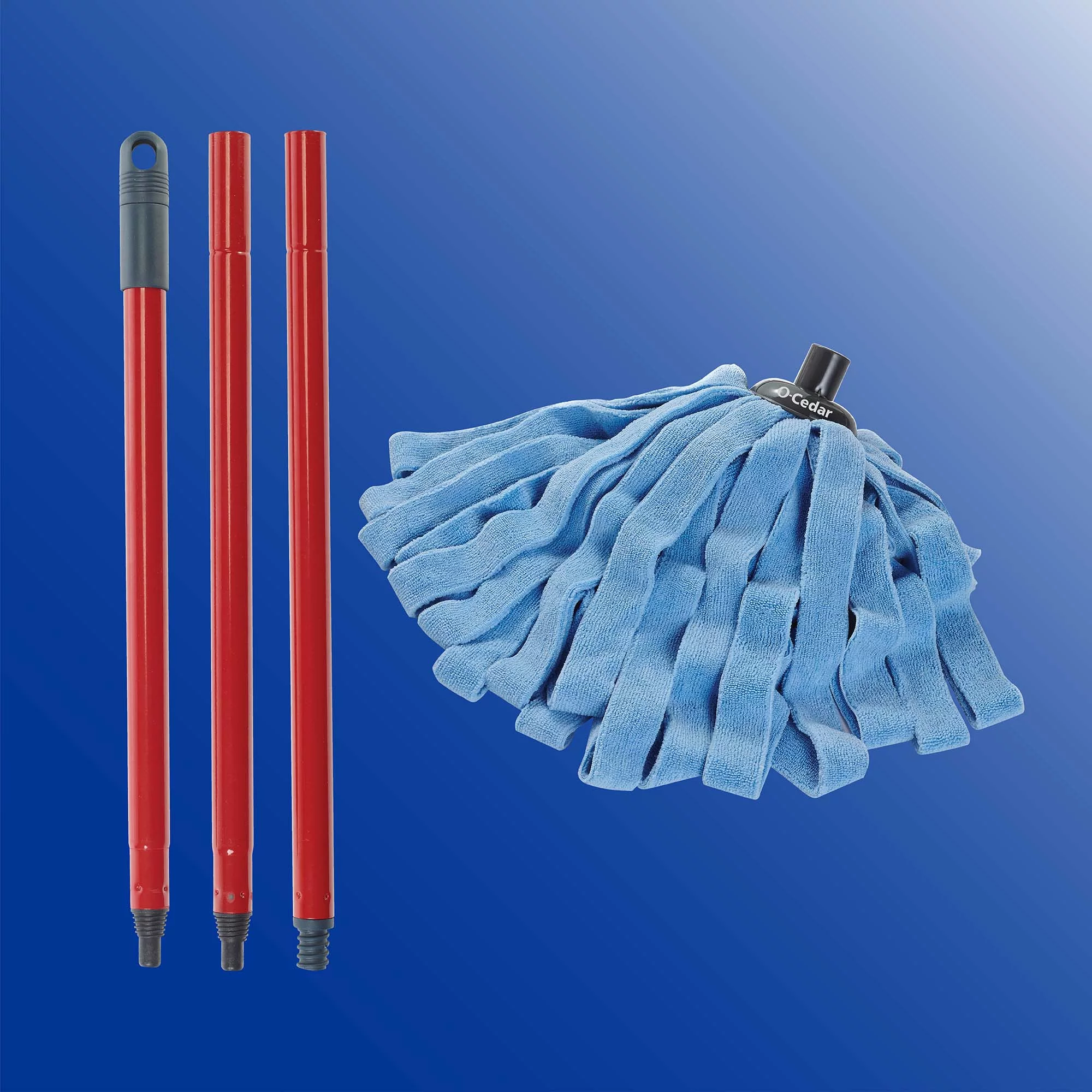 O-Cedar Microfiber Cloth Mop, Removes 99% of Bacteria with Just Water