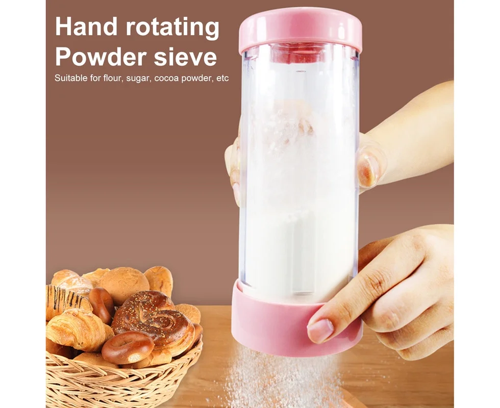 Convenient Flour Strainer Baking Tool Hand Hold Semi