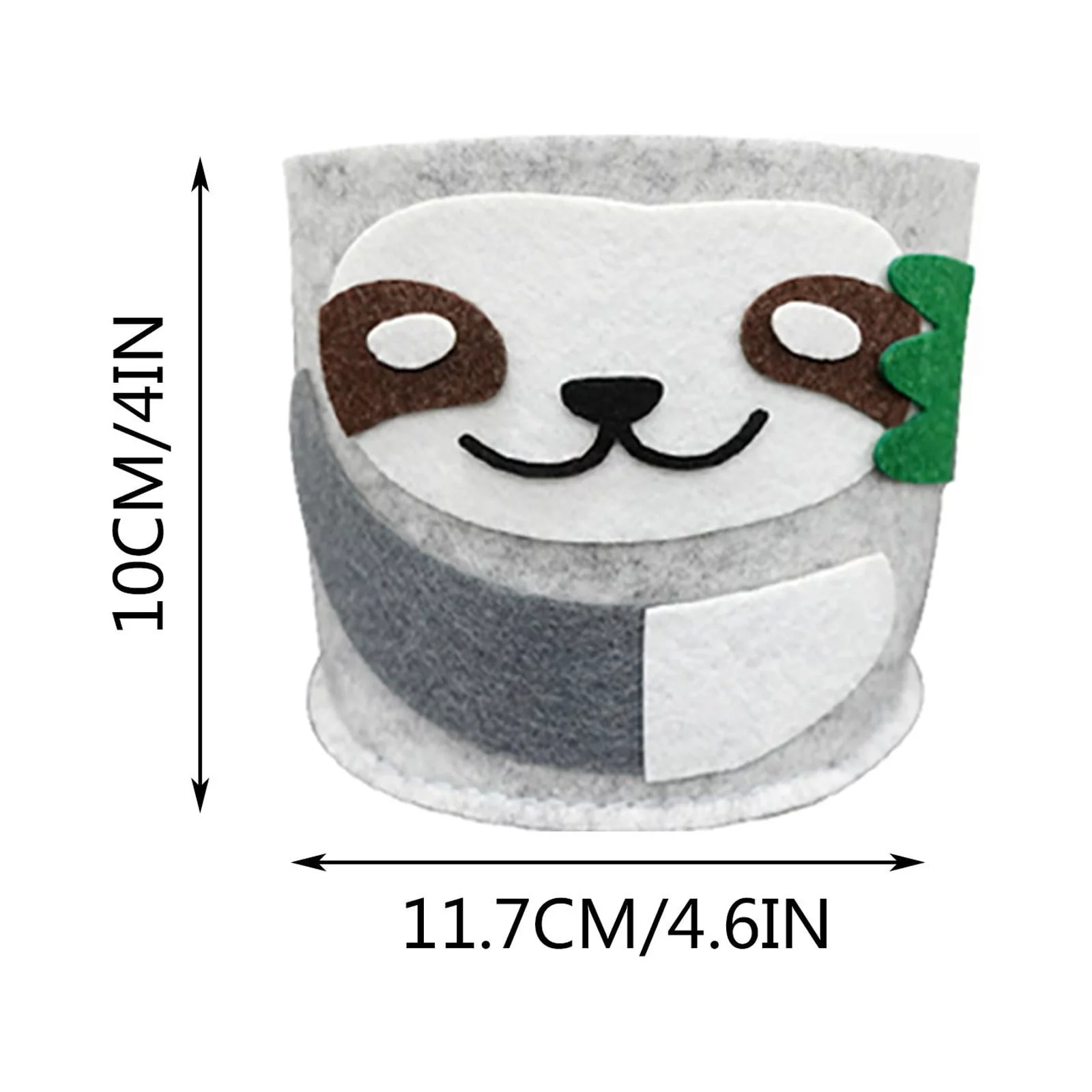 Container Pandas Pot Felts Dog Shaped Sloth Flower Potted Small Handmade Flower Pots Indoor Outdoor Home Decor & Gifts