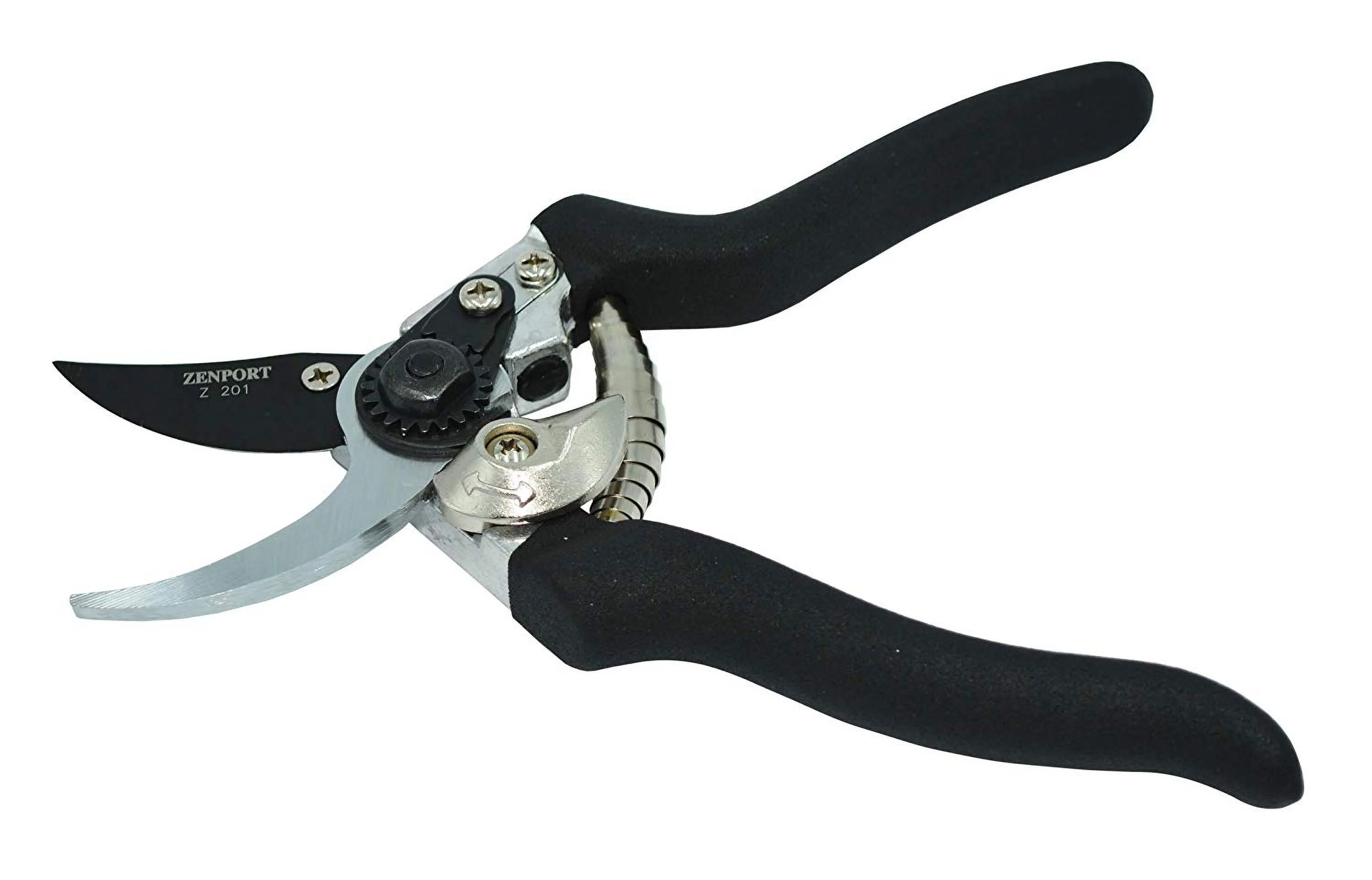 Zenport Z201-10PK Heavy Duty Pruner Bypass Euro Black Handle- Box of 10