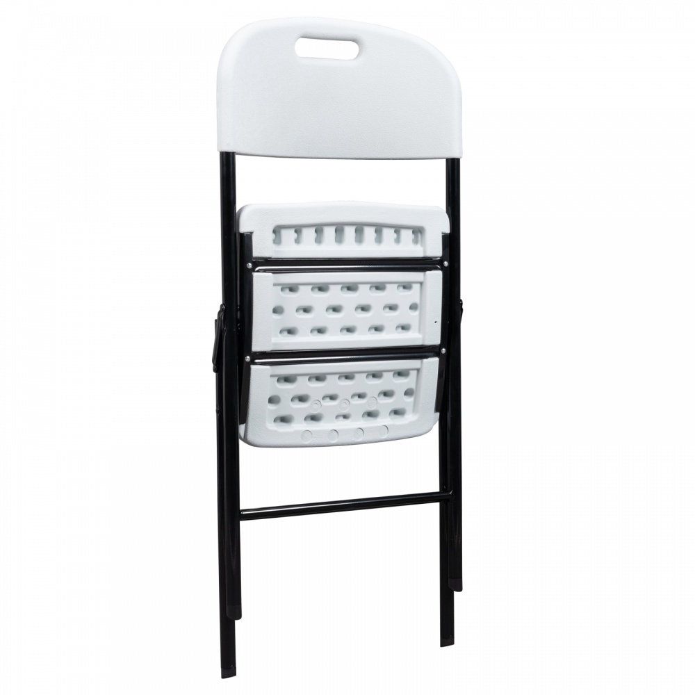 YAHAOLHGD Folding Chair Garden Plastic White (18.31 x 21.06 x 32.87)