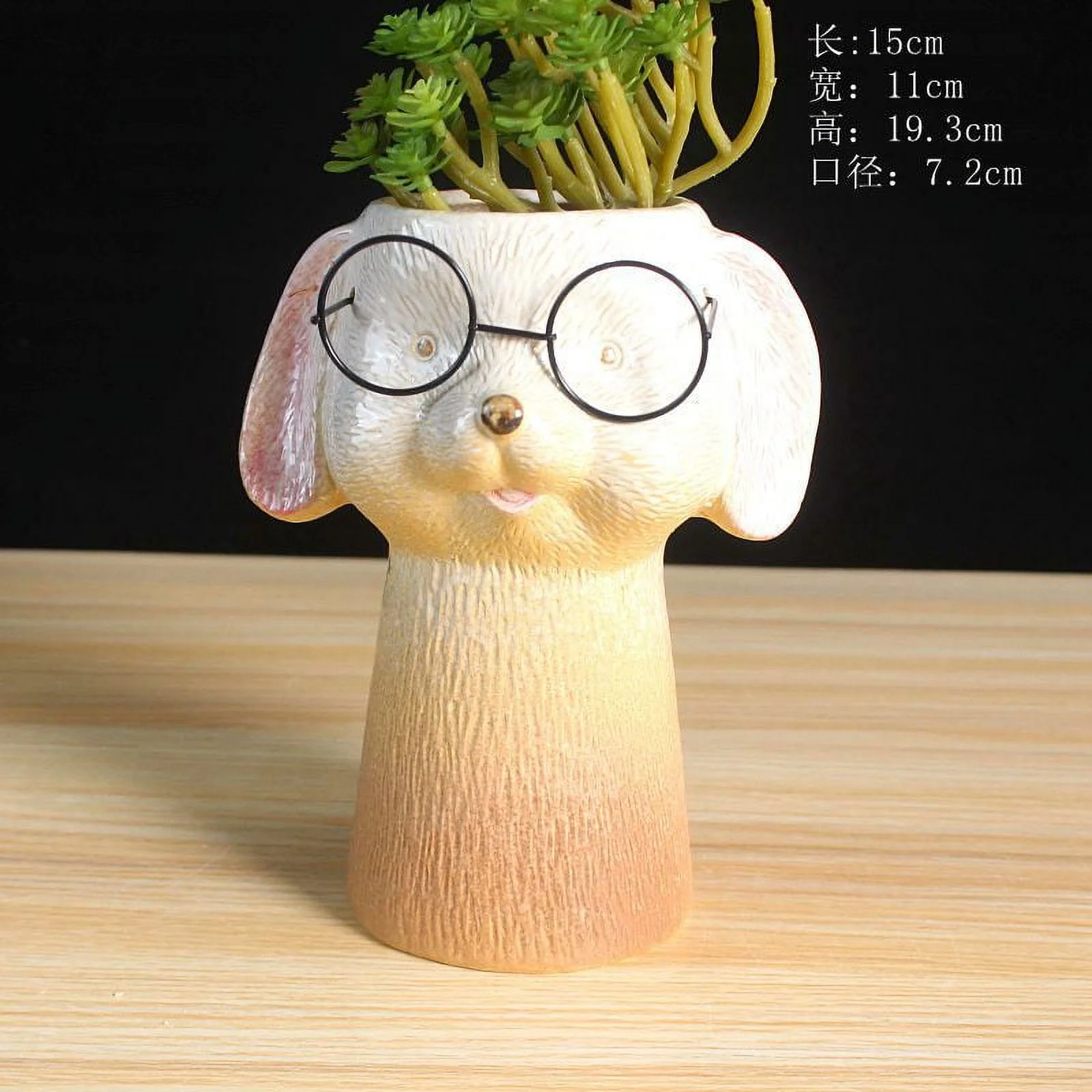 Rustic Ceramic Succulent Planter - Creative Animal Shaped Plant Pot