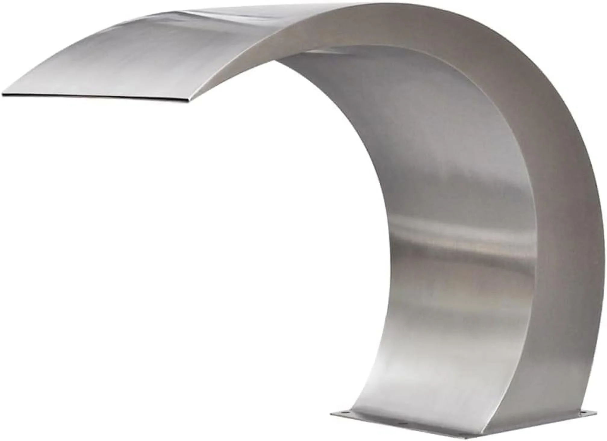 Stainless Steel Garden Waterfall Pool Fountain - Resistant, Chlorine-Resistant, Easy-To-Assemble, 17.7