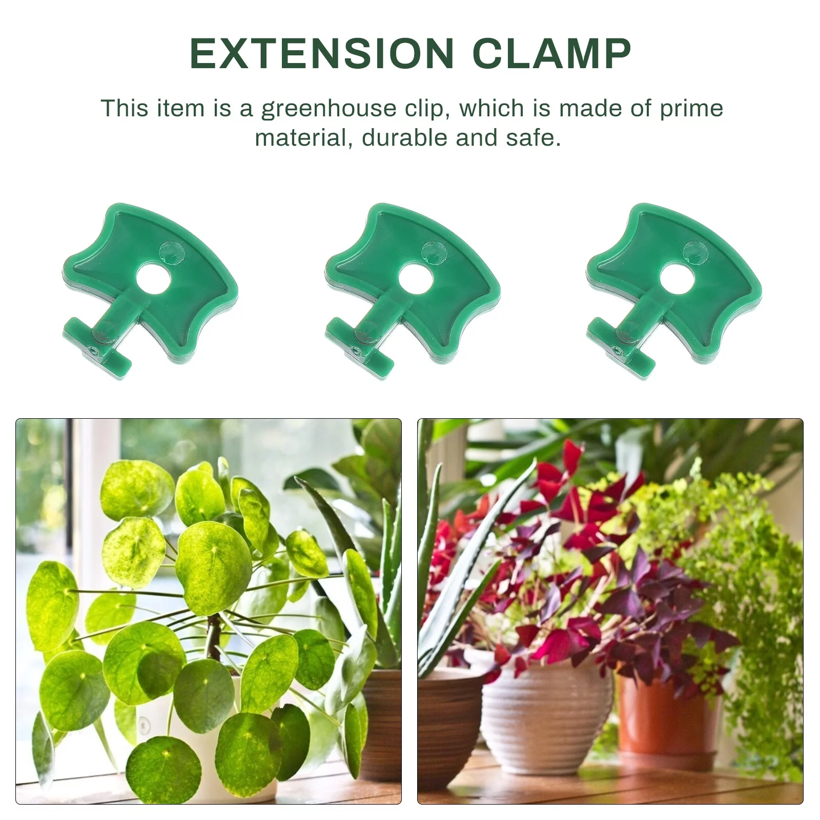 Gongxipen 250pcs Plastic Greenhouse Hook Winter Summer Sunshade Net Clamp Hard Net Clip