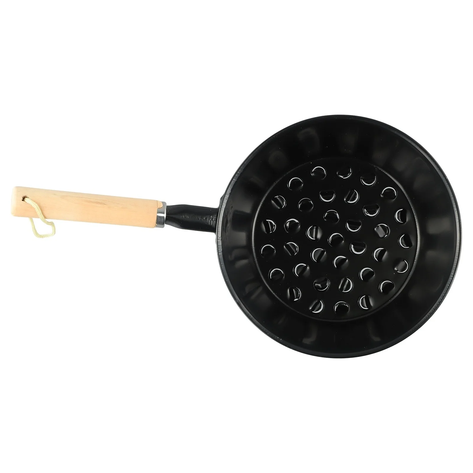 Chimney Charcoal Starter Pot Barbeque Safe Wood Handle BBQ Grill Chimney Lighter