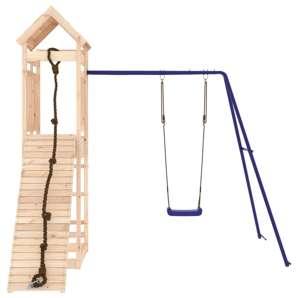 Walmeck Playset Solid Wood Pine