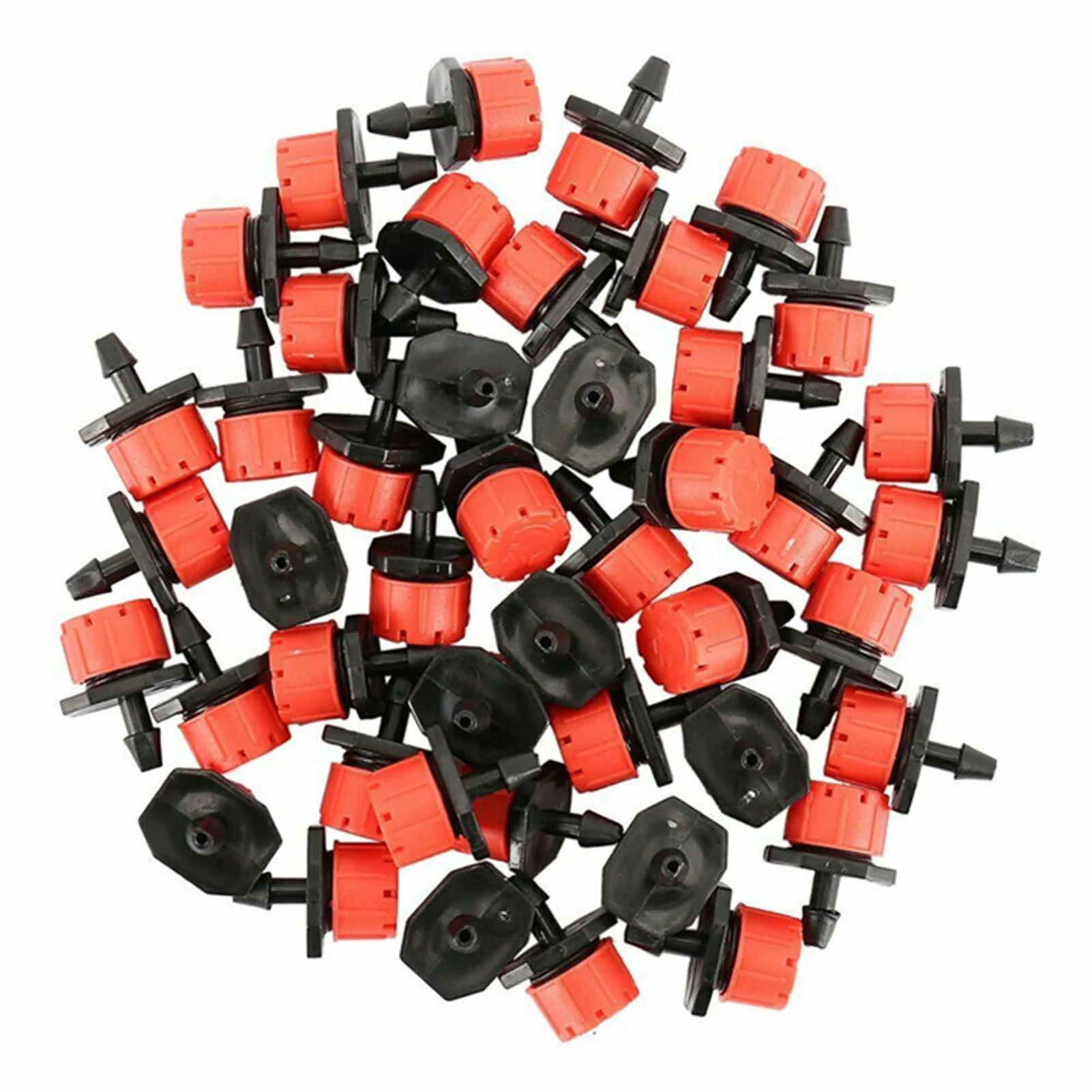 Leyfeng 100Pcs Garden Drip Irrigation Sprinklers Micro Water Emitter Dripper Drip Head