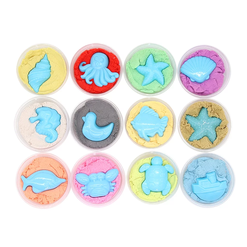 Mud Kids Sand Educational DIY Play Learn Toy Colorful Gift Set Soft Non-Sticky Education Yutnsbel