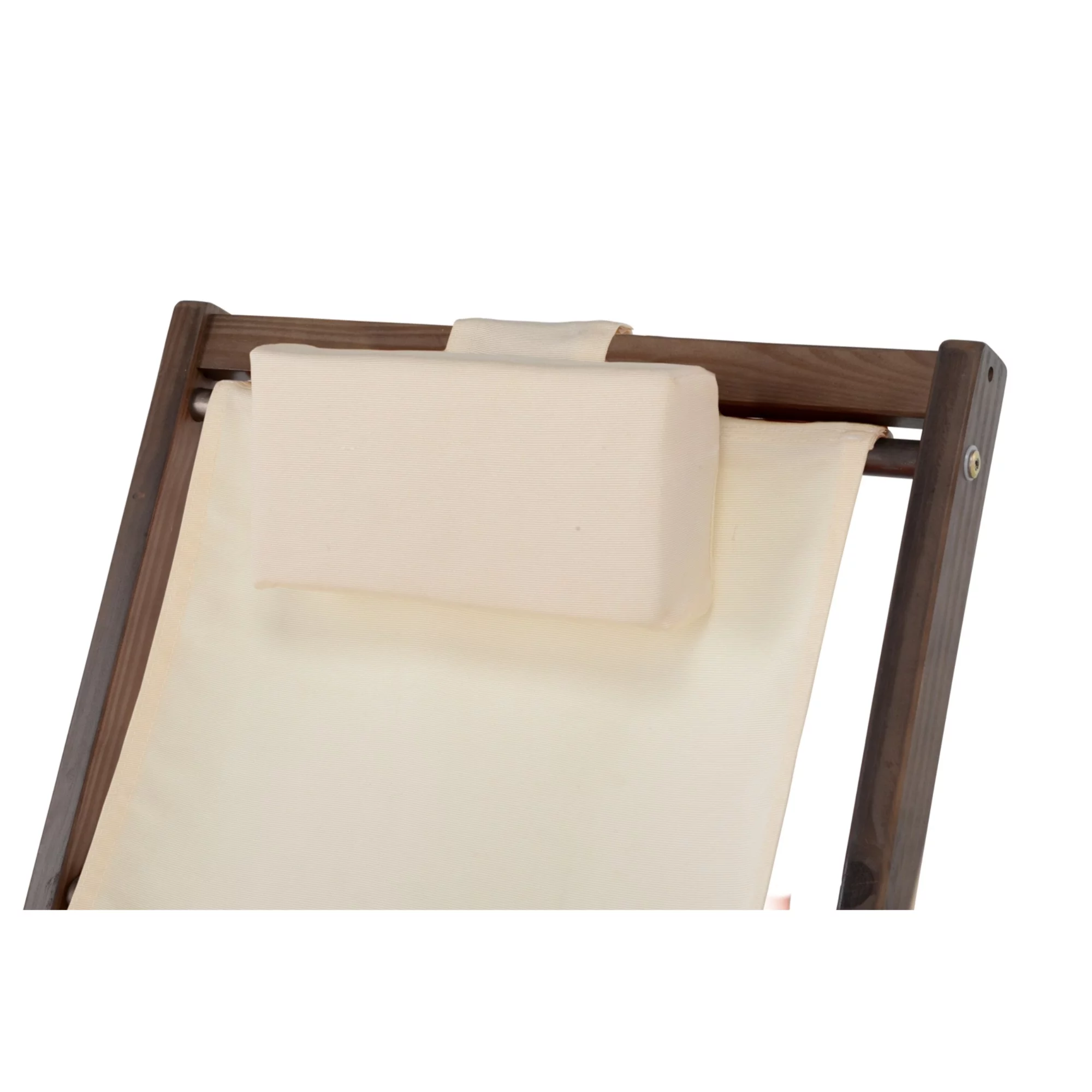 W Unlimited  Romantic Collection Canvas Sling Chair with Cup and Wine Holder and Ottoman