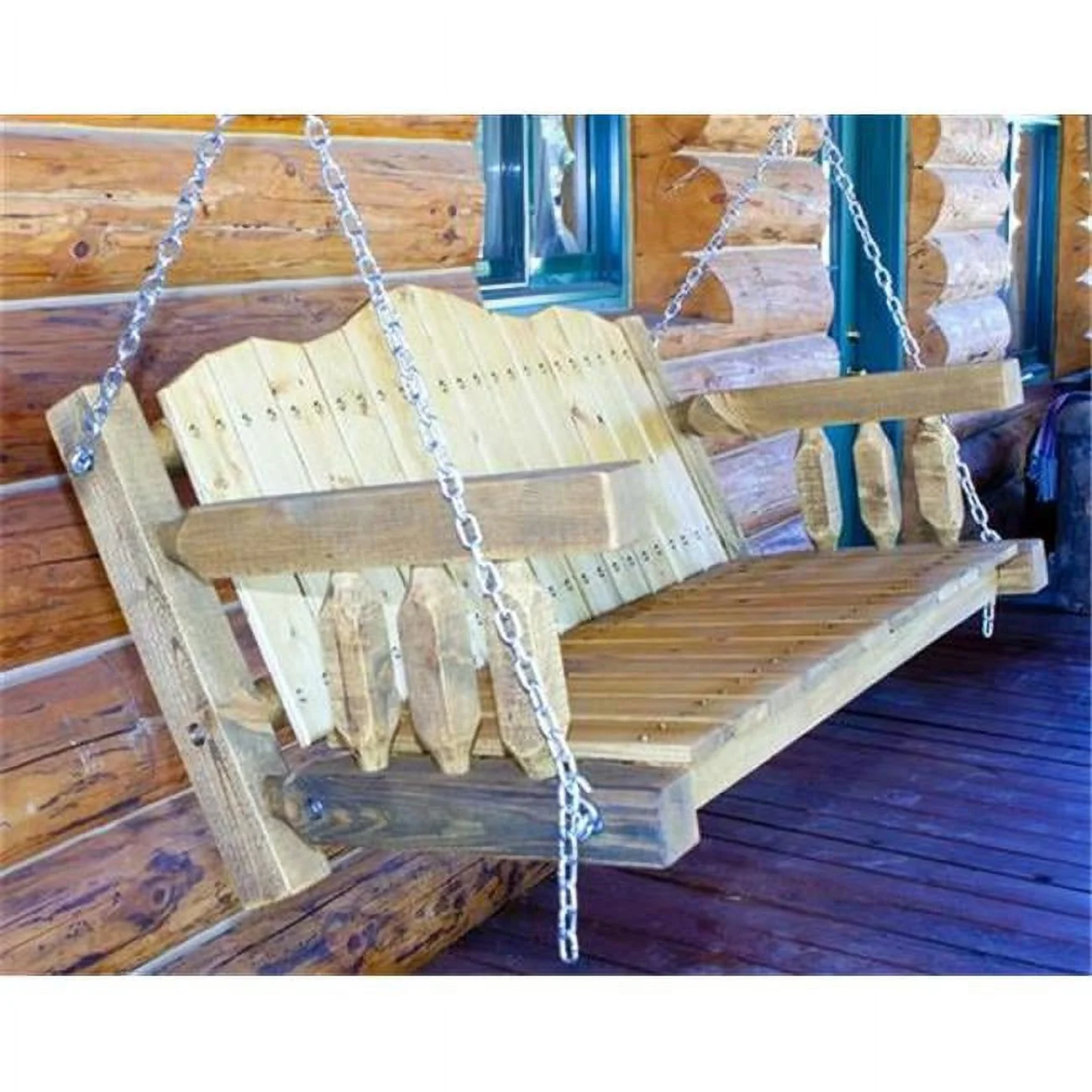 Homestead Collection Swing Seat with Chains Exterior Stain