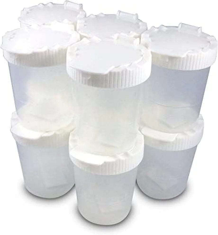 Sargent Art 22-1610 No-Spill Paint Cups with Flip Open Lids, Set of 7 ..