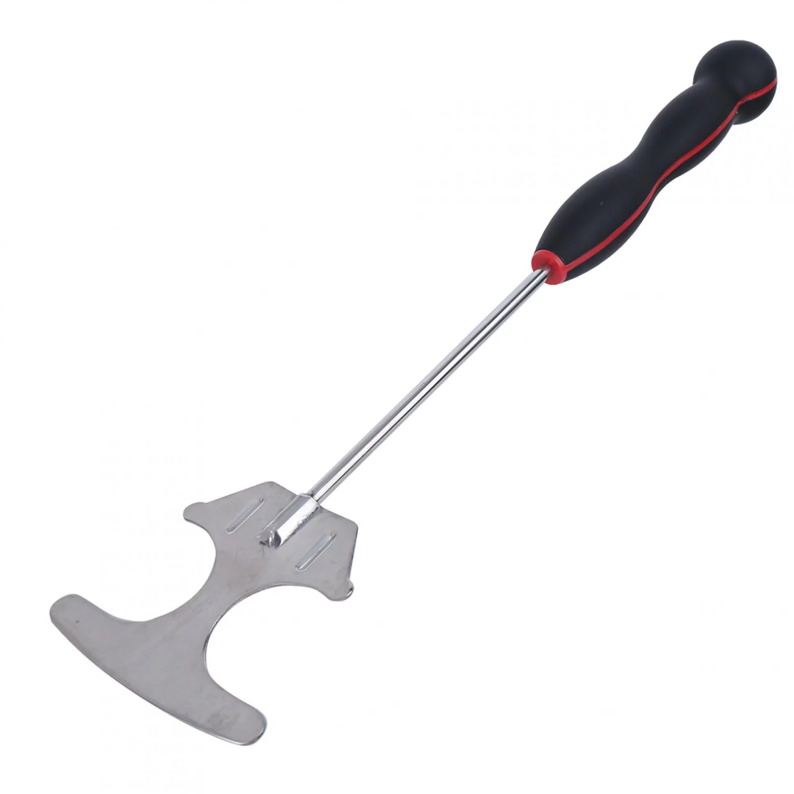 Eddwiin Stainless Steel T Shape EVA Handle Mix Shrimp Bait Shovel Fishing Tackle for Fisherman