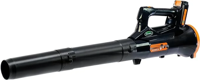 Open Box Scotts Power Tools LB22020S 20-Volt Cordless Electric Turbo Leaf Blower - Black