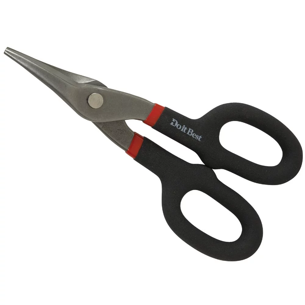 1 PK, Do it Best 7 In. Duckbill Tin Circle/Straight Snips