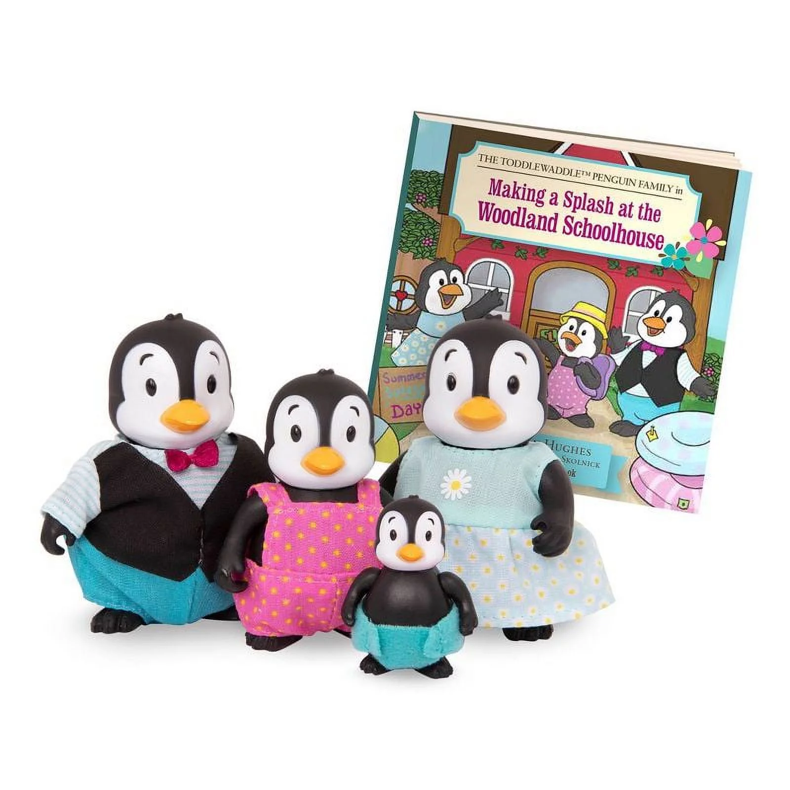 Lil' Woodzeez Toddlewaddle Penguin Family