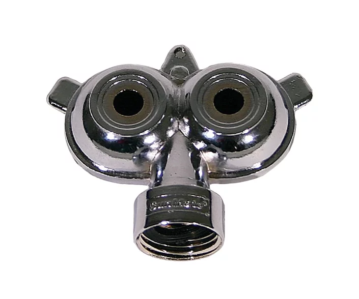 Orbit Metal Yard Sprinkler for Hoses - Twin Circle Spray - Lawn Watering, 58020N