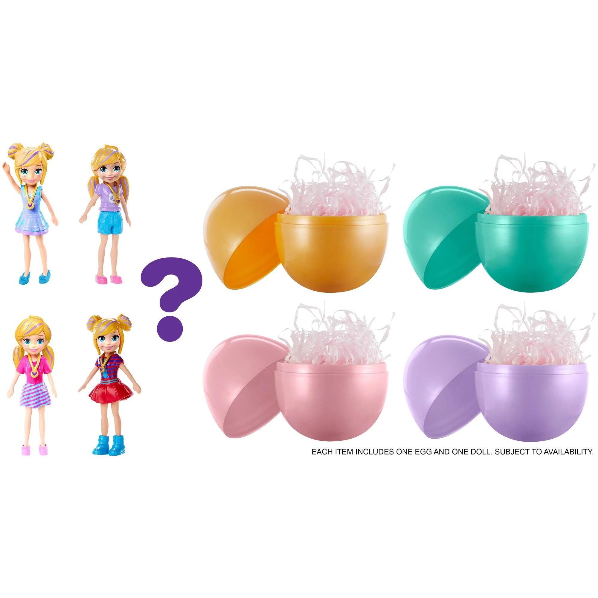 Polly Pocket Easter Egg With Surprise Polly Doll (Styles May Vary)