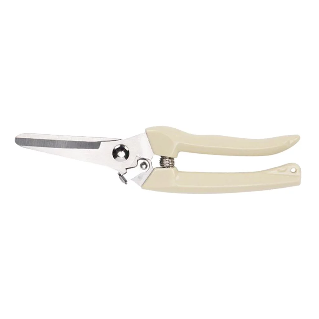 kesoto 2xGarden Pruning Shears Pruners Plant Cutter Hand Tools , Beige, 2 Pcs