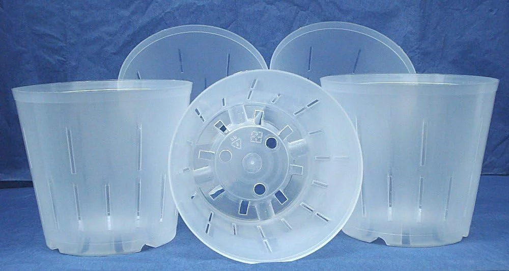 5 inch diameter round clear plastic for - quantity 8